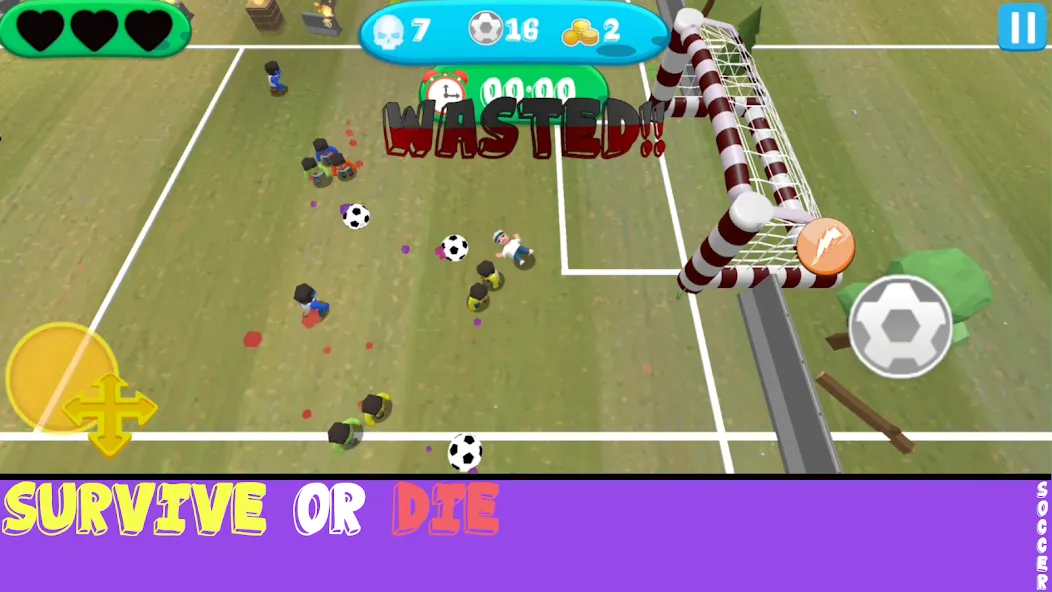 Soccer Apocalypse Survival [MOD: безлимитные ресурсы и улучшенная экипировка] Screenshot 2