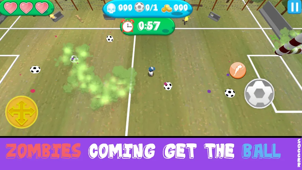 Soccer Apocalypse Survival [MOD: безлимитные ресурсы и улучшенная экипировка] Screenshot 3