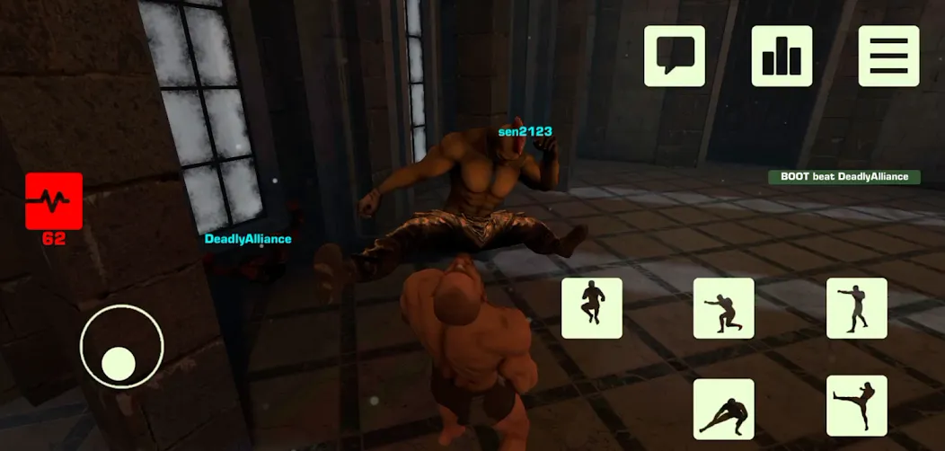 Fight Arena Online [MOD: безлимитные монеты и усиленные бойцы] Screenshot 2