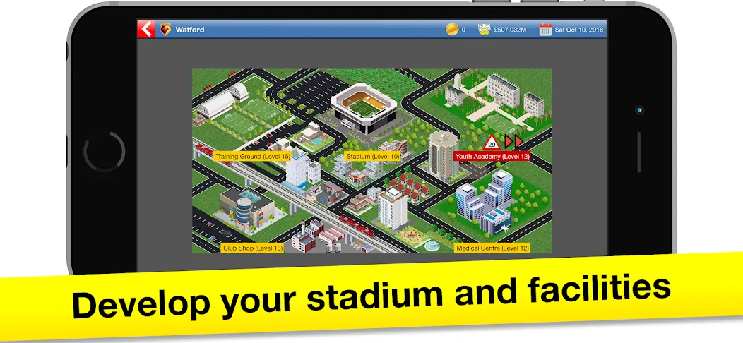 Soccer Tycoon: Football Game [MOD: безлимитные деньги и ресурсы] Screenshot 2