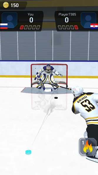 Hockey Game Stars 3D [MOD: безлимитные деньги и все улучшения] Screenshot 2