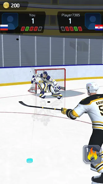 Hockey Game Stars 3D [MOD: безлимитные деньги и все улучшения] Screenshot 3