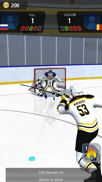 Hockey Game Stars 3D [MOD: безлимитные деньги и все улучшения] Screenshot 4