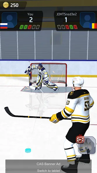 Hockey Game Stars 3D [MOD: безлимитные деньги и все улучшения] Screenshot 5