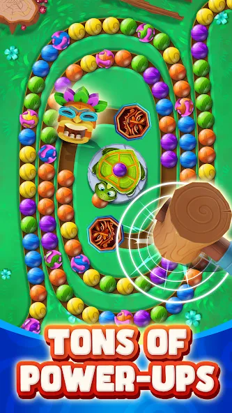Marble Woka Woka: Jungle Blast [MOD: безлимитные монеты и жизни] Screenshot 2
