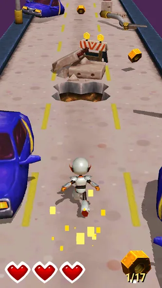 Hmoman Run - Racing game [MOD: бесконечные монеты и ускорение] Screenshot 2