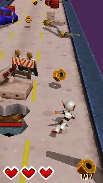 Hmoman Run - Racing game [MOD: бесконечные монеты и ускорение] Screenshot 3