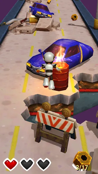 Hmoman Run - Racing game [MOD: бесконечные монеты и ускорение] Screenshot 5