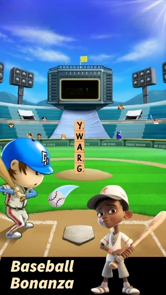 Baseball Letter Strike Homerun [MOD: безлимитные деньги и все улучшения] Screenshot 4