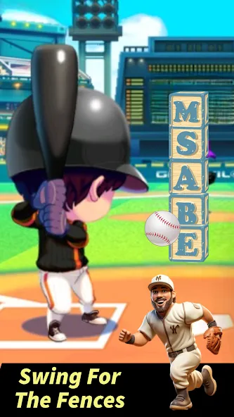Baseball Letter Strike Homerun [MOD: безлимитные деньги и все улучшения] Screenshot 5