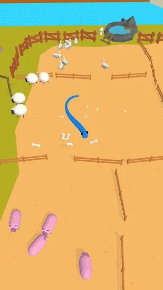 Snake Crusher [MOD: много денег и усиленная змейка] Screenshot 1