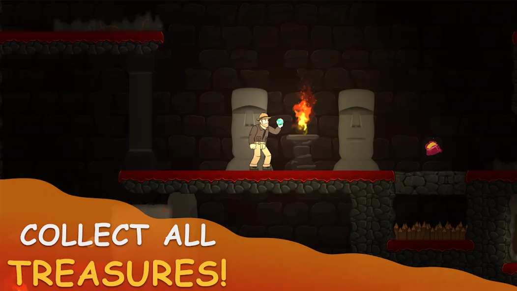 Volcano Escape [MOD: безлимитные деньги и все уровни открыты] Screenshot 1