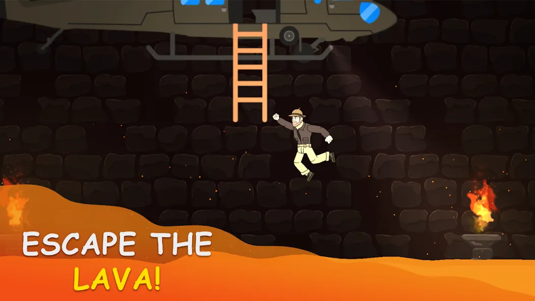 Volcano Escape [MOD: безлимитные деньги и все уровни открыты] Screenshot 2