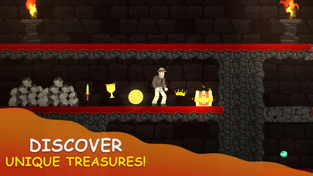 Volcano Escape [MOD: безлимитные деньги и все уровни открыты] Screenshot 3