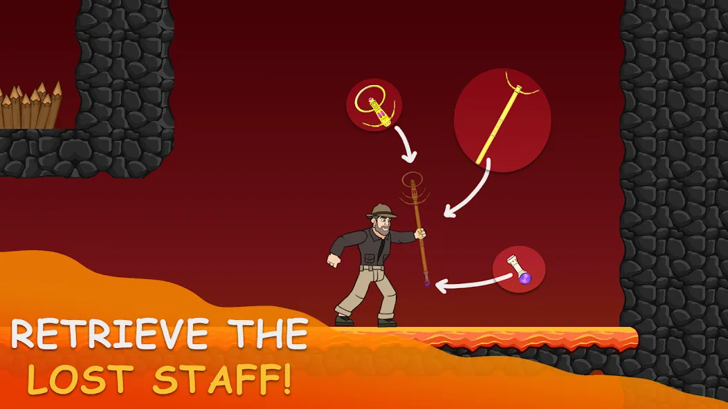 Volcano Escape [MOD: безлимитные деньги и все уровни открыты] Screenshot 5