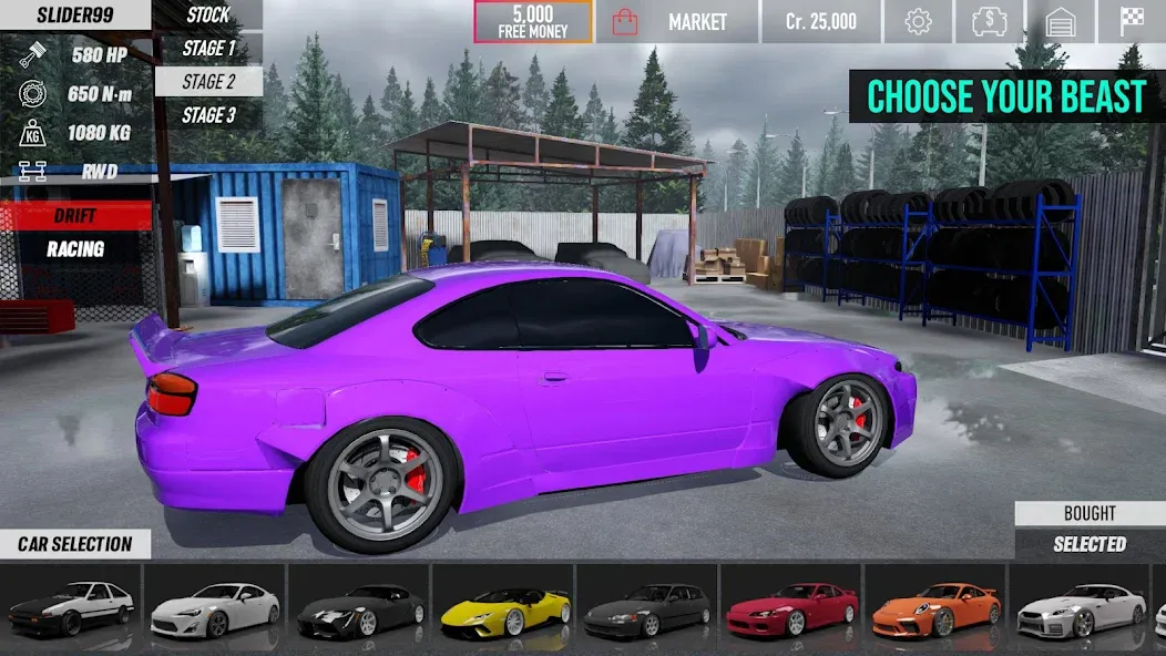 The Touge [MOD: безлимитные деньги и все машины открыты] Screenshot 1