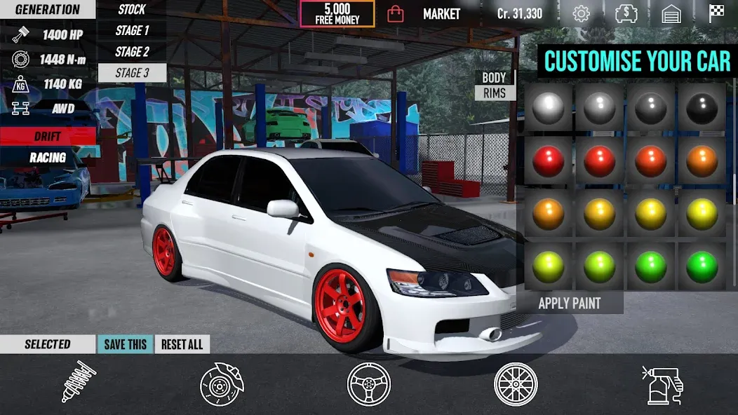 The Touge [MOD: безлимитные деньги и все машины открыты] Screenshot 4