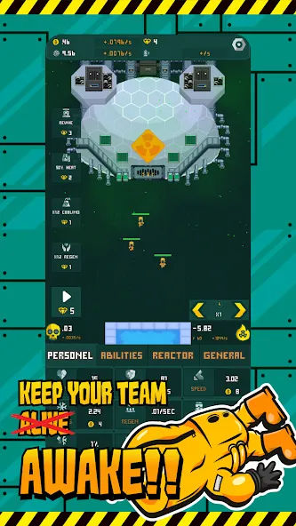 Critical - Incremental Reactor [MOD: без рекламы и много ресурсов] Screenshot 2