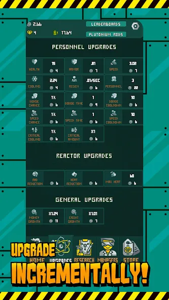 Critical - Incremental Reactor [MOD: без рекламы и много ресурсов] Screenshot 3