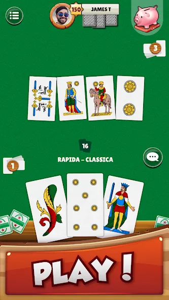 Scopa - Italian Card Game [MOD: безлимитные монеты и все карты открыты] Screenshot 1