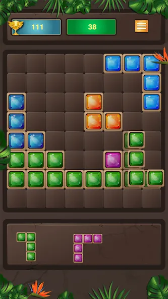 Block Puzzle [MOD: без рекламы и бесконечные ходы] Screenshot 1