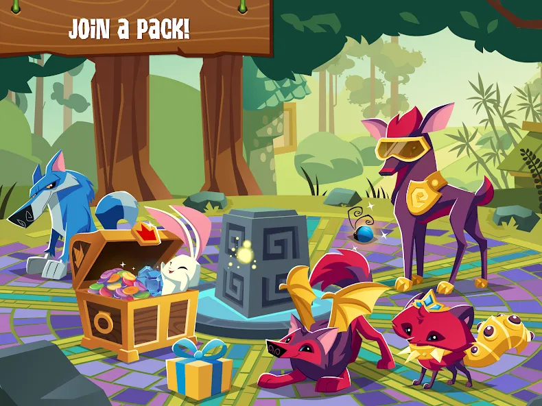 Animal Jam [MOD: безлимитные сапфиры и открытая одежда] Screenshot 2