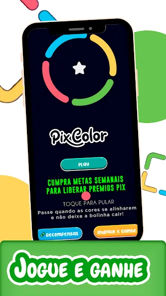 Pix Color - Jogue e Ganhe [MOD: recompensas ilimitadas e níveis desbloqueados] Screenshot 1
