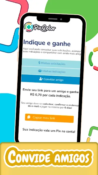 Pix Color - Jogue e Ganhe [MOD: recompensas ilimitadas e níveis desbloqueados] Screenshot 4