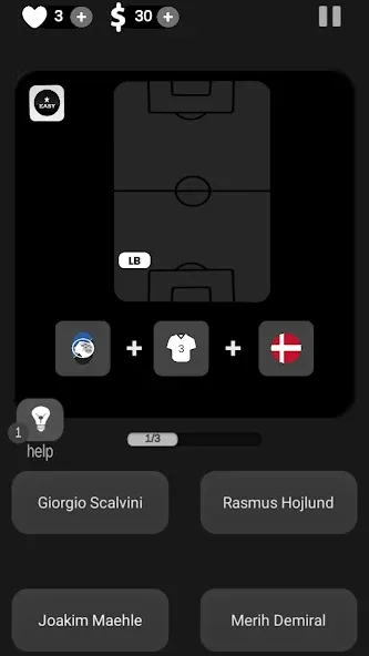total football quiz [MOD: безлимитные подсказки и открыты все уровни] Screenshot 4