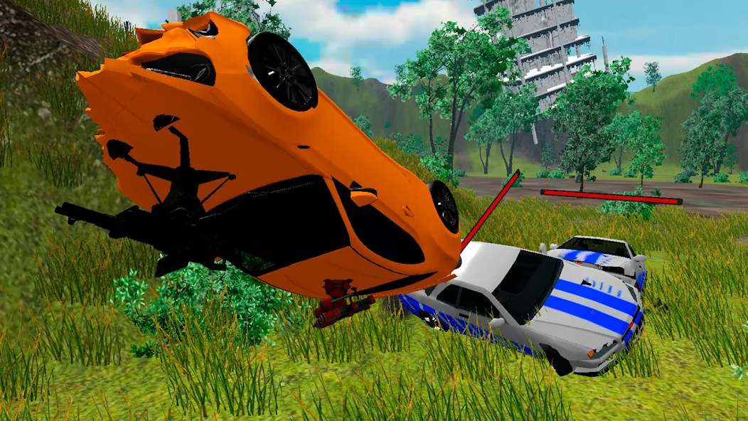 Car Crash Arena Simulator 3D [MOD: безлимитные деньги и все машины открыты] Screenshot 1