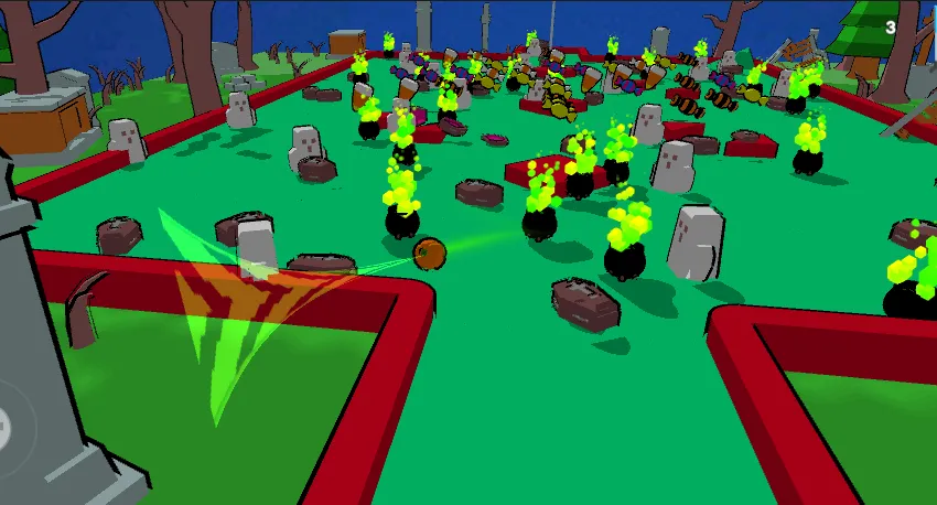 MiniGolf Madness: Halloween [MOD: безлимитные мячи и открыты все уровни] Screenshot 2
