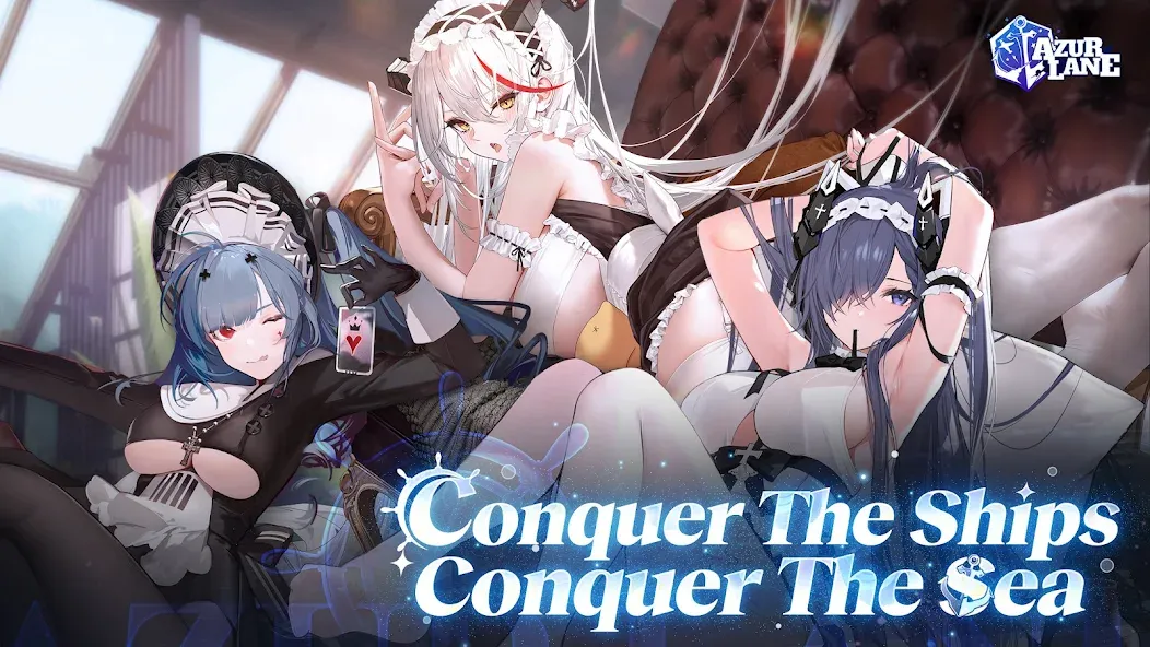 Azur Lane [MOD: неограниченные ресурсы и усиленный флот] Screenshot 1