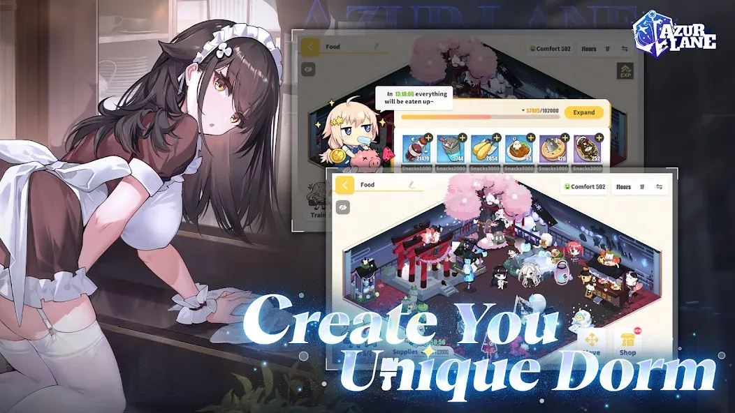 Azur Lane [MOD: неограниченные ресурсы и усиленный флот] Screenshot 4