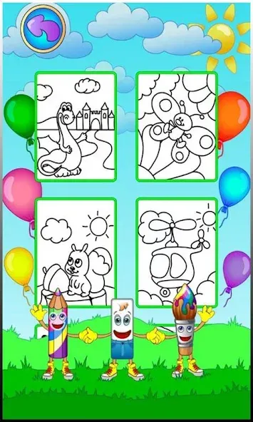 Coloring pages [MOD: разблокированы все раскраски и инструменты] Screenshot 2