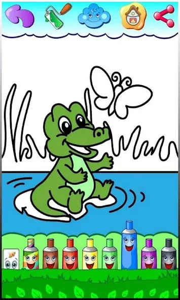Coloring pages [MOD: разблокированы все раскраски и инструменты] Screenshot 4
