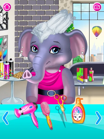 Beauty salon: hair salon [MOD: безлимитные деньги и всё открыто] Screenshot 5