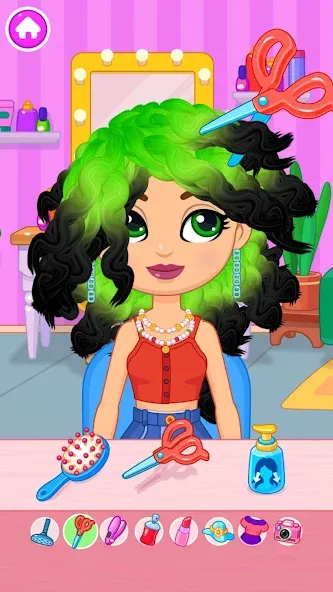 Hair salon [MOD: безлимитные монеты и всё открыто] Screenshot 1