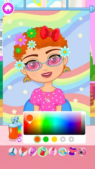 Hair salon [MOD: безлимитные монеты и всё открыто] Screenshot 3