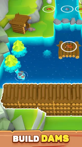 Beaver Builder [MOD: безлимитные ресурсы и открыты все уровни] Screenshot 2