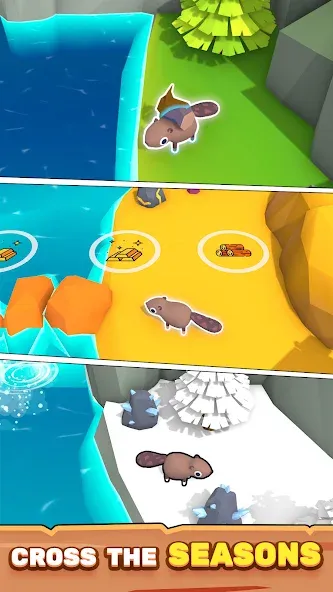 Beaver Builder [MOD: безлимитные ресурсы и открыты все уровни] Screenshot 5