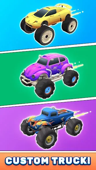 Monster Truck Rampage [MOD: безлимитные деньги и усиленные машины] Screenshot 4