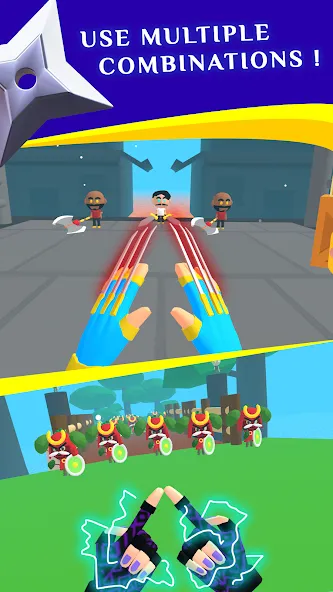 Ninja Hands [MOD: неограниченная энергия и все улучшения] Screenshot 2