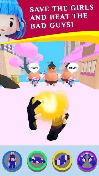 Ninja Hands [MOD: неограниченная энергия и все улучшения] Screenshot 3