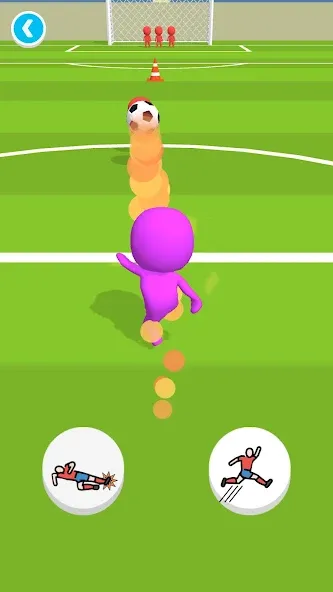 Soccer Runner [MOD: без рекламы и бесконечные монеты] Screenshot 2