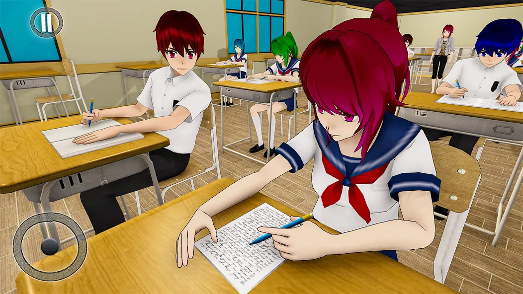 Anime Girl School Teacher 3D [MOD: безлимитные деньги и все персонажи] Screenshot 1