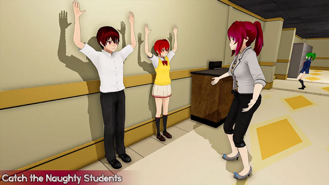 Anime Girl School Teacher 3D [MOD: безлимитные деньги и все персонажи] Screenshot 3