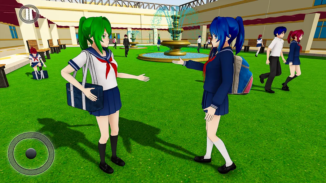 Anime Girl School Teacher 3D [MOD: безлимитные деньги и все персонажи] Screenshot 4