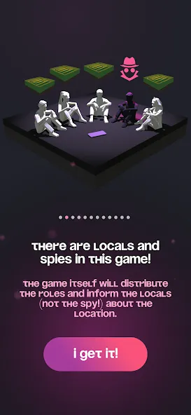 Spyfall - party game [MOD: открыты все локации и роли] Screenshot 2