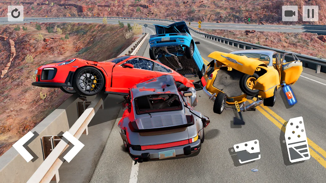 Car Crash Game [MOD: разблокированы все машины и трассы] Screenshot 1