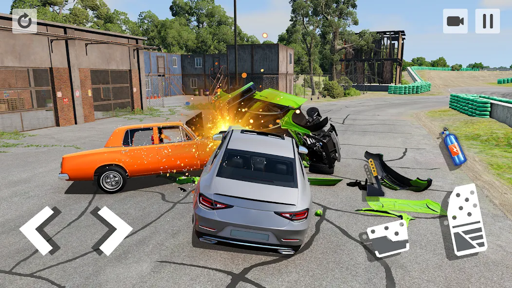 Car Crash Game [MOD: разблокированы все машины и трассы] Screenshot 2
